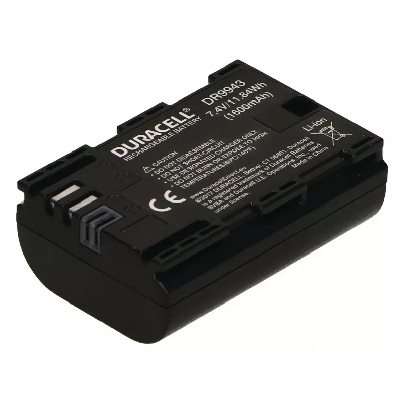Kameros baterija Duracell DR9943 LP-E6 1600mAh Li-Ion