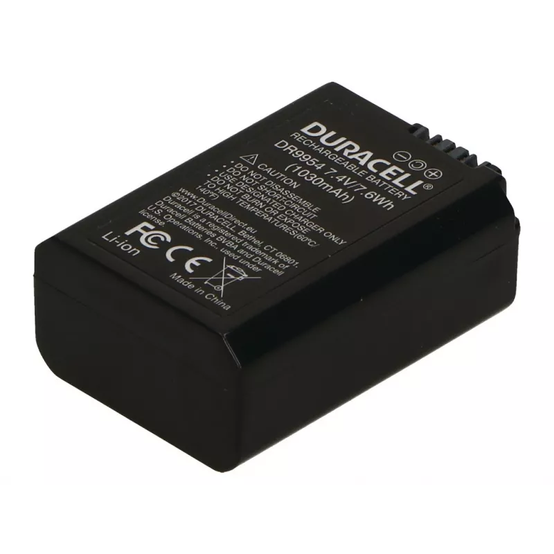 Fotoaparato baterija Duracell DR9954, pakeičia Sony NP-FW50, 1030 mAh