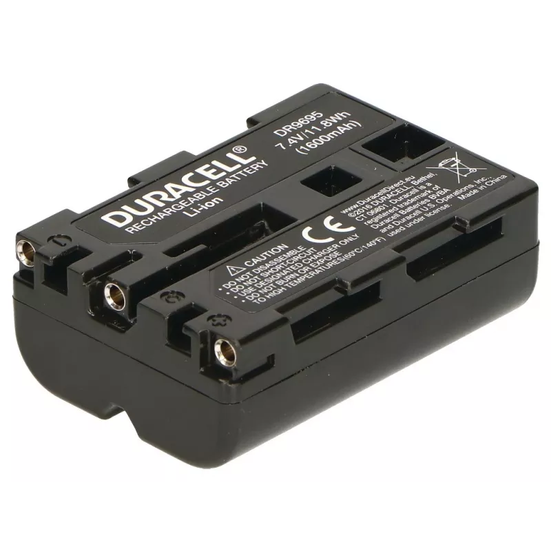 Fotoaparato baterija Duracell DR9695, pakeičia Sony NP-FM500H, 1600 mAh