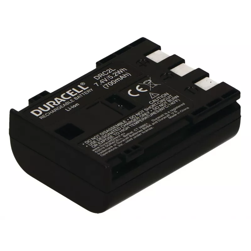 Duracell fotoaparato baterija – pakeičia Canon NB-2L bateriją, 700 mAh, 7,4 V, ličio jonų (Li-Ion)