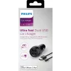 Philips USB automobilinis įkroviklis DLP2357V/10