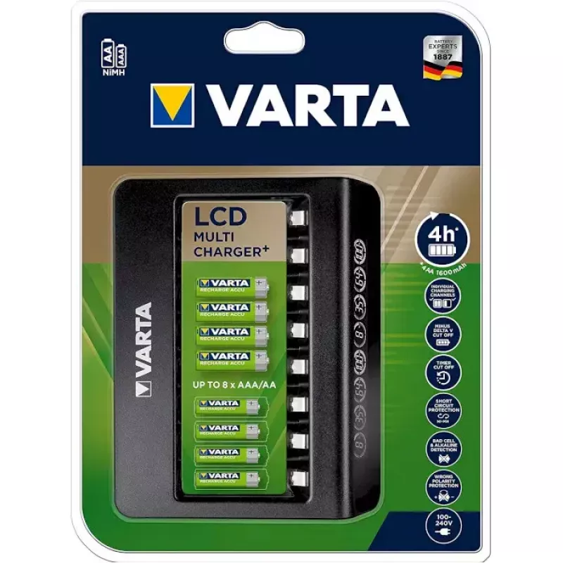 Akumuliatorių įkroviklis Varta LCD Multi Charger+