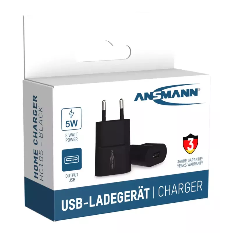 Įkroviklis Ansmann HC105 Universal Juoda AC Indoor