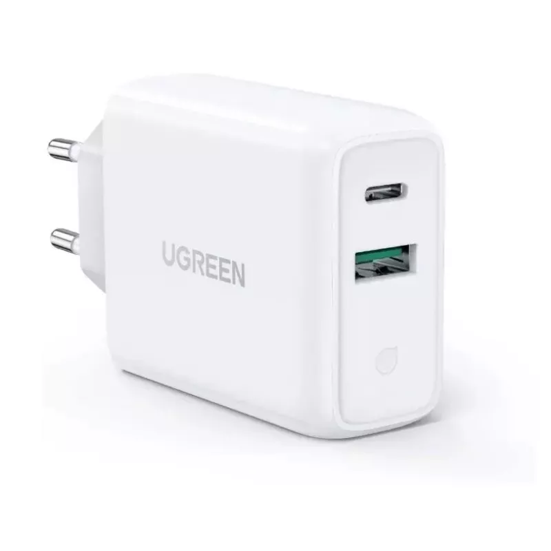 Ugreen 60468 mobiliojo įrenginio įkroviklis Planšetė, Telefonas, Universalus Balta Greitas įkrovimas Patalpoje