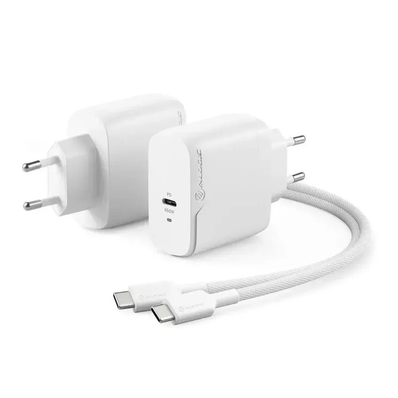 ALOGIC 1X65 Universal White kintamos srovės įkroviklis