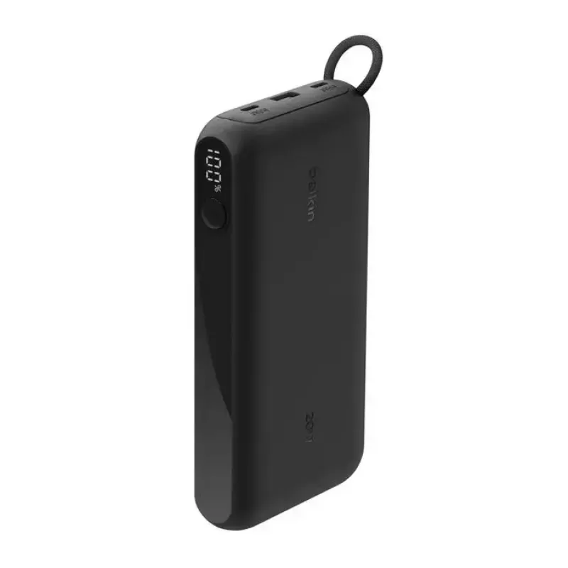 Išorinė baterija Belkin BPB028HQBK 20000 mAh, 2× USB-C, 1× USB-A, juoda
