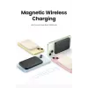 Ugreen 25208 išorinė baterija 10000 mAh belaidis įkrovimas smėlio spalvos