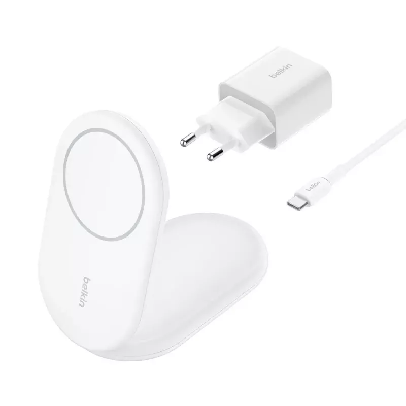 Belaidis įkroviklis Belkin BoostCharge WIB007VFWH USB sparčiojo įkrovimo, skirtas naudoti patalpoje