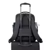 Laisvalaikio kuprinė Rivacase Tegel Juoda Polyester Urban style