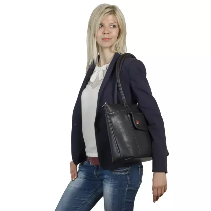 Moteriškas dėklas Rivacase Orly 39,6 cm (15,6 col.) Juodas