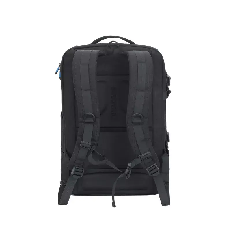 Kuprinės tipo dėklas Rivacase 7860 nešiojamiesiems kompiuteriams iki 43,9 cm (17,3 col.), poliesteris, juoda/mėlyna
