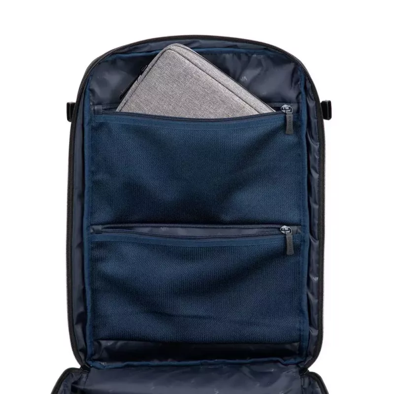 Kuprinė Rivacase 8461 43,9 cm 17,3 colio juoda 2 priekinės kišenės