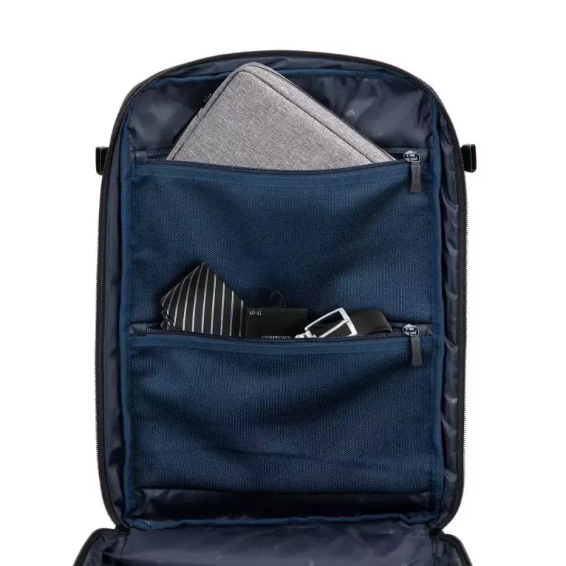Kuprinė Rivacase 8461 43,9 cm 17,3 colio juoda 2 priekinės kišenės