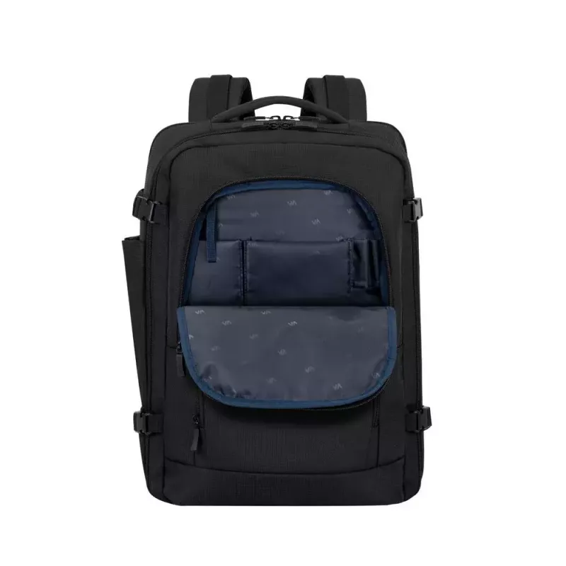 Kuprinė Rivacase 8461 43,9 cm 17,3 colio juoda 2 priekinės kišenės