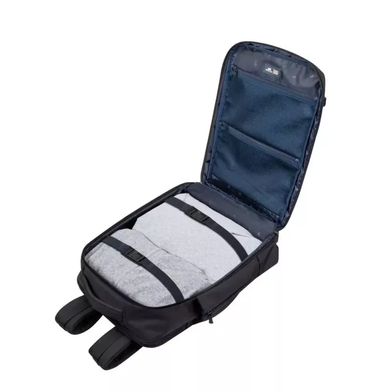 Kuprinė Rivacase 8461 43,9 cm 17,3 colio juoda 2 priekinės kišenės