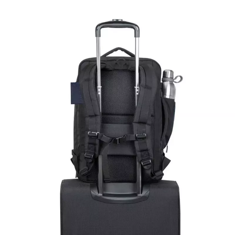 Kuprinė Rivacase 8461 43,9 cm 17,3 colio juoda 2 priekinės kišenės