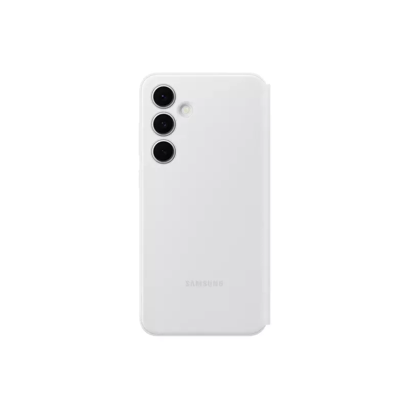 Piniginės tipo dėklas Samsung Galaxy S24 FE 6,7 colio baltas 1 kortelės kišenė