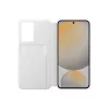 Piniginės tipo dėklas Samsung Galaxy S24 FE 6,7 colio baltas 1 kortelės kišenė