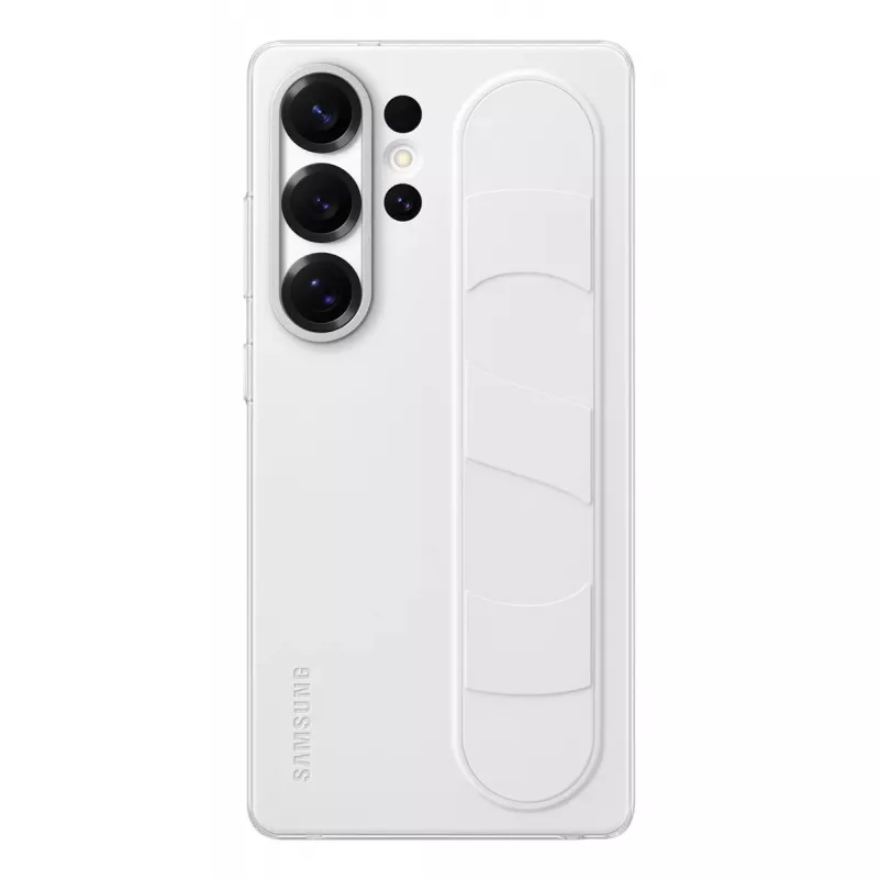 Cover Samsung Galaxy S25 Ultra Monochromatic White with Stand