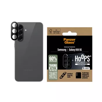 PanzerGlass Hoops permatoma kameros objektyvo apsauga Samsung Galaxy A56 5G atspari įbrėžimams ir smūgiams