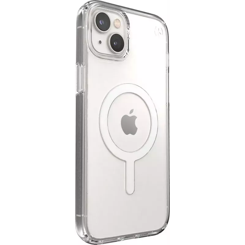 Speck Presidio Perfect Clear dėklas su MagSafe, skirtas iPhone 14 Plus