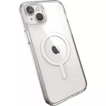 Speck Presidio Perfect Clear dėklas su MagSafe, skirtas iPhone 14 Plus