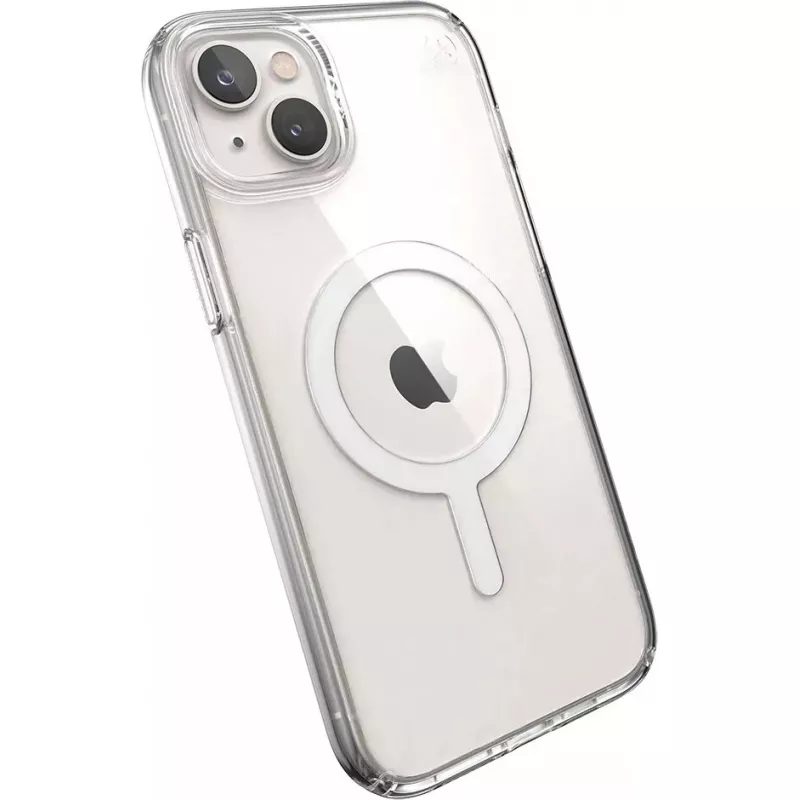Speck Presidio Perfect Clear dėklas su MagSafe, skirtas iPhone 14 Plus