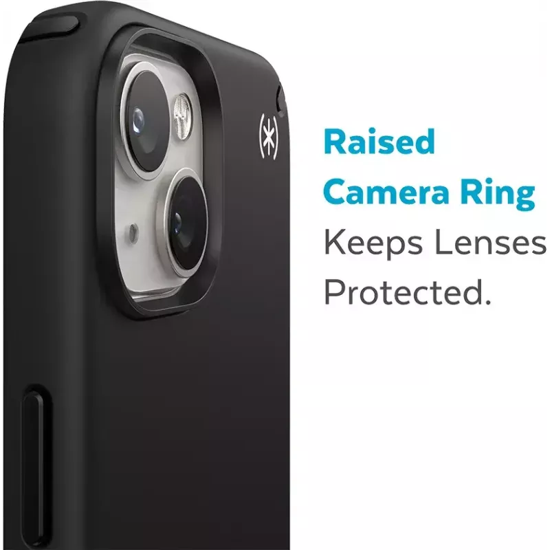 Speck Presidio2 Pro + MS Apple iPhone 14 Plus/15 Plus Juoda - su Microban tvirtu dėklu