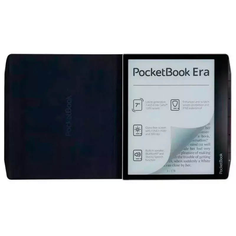 Planšetės dėklas PocketBook HN-QI-PU-700-WB-WW — apsauginė rankovė 7 colių įrenginiams, mėlyna