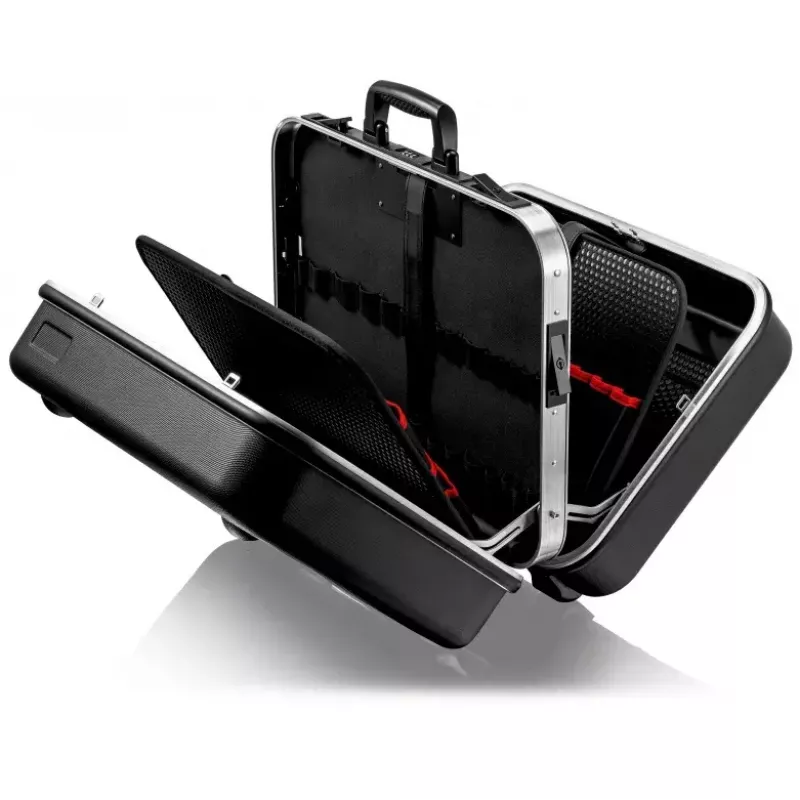 Įrankių dėžė Knipex BIG Twin, aliuminė, juoda