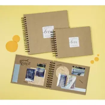 Hama Craft nuotraukų albumas rudas 40 lapų 10 x 15 Spiralinis įrišimas