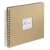 Hama Craft nuotraukų albumas, rudas, 80 lapų, 10 x 15, spiralinis įrišimas