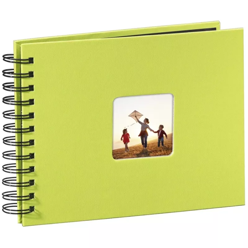 Hama 4047443167439 fotoalbumas Žalias 50 lapų 10 x 15 spiralinis įrišimas