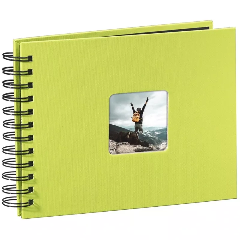 Hama 4047443167439 fotoalbumas Žalias 50 lapų 10 x 15 spiralinis įrišimas