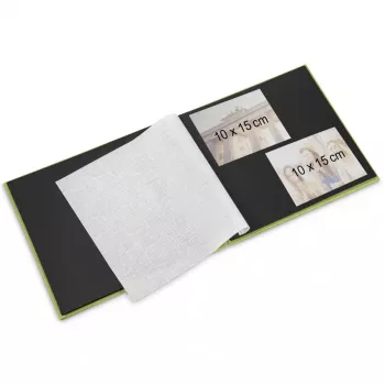 Hama 4007249948755 nuotraukų albumas Žalias 100 lapų 10 x 15 Spiralinis įrišimas