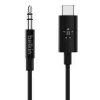 Audio laidas Belkin RockStar 3,5 mm su USB-C jungtimi