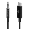 Audio laidas Belkin RockStar 3,5 mm su USB-C jungtimi
