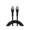 Conceptronic ETTA01B12 USB C-C PD 3.0 100W greito įkrovimo laidas 1,2 m, 20V 5A, 480Mbps, E-Mark