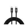 Conceptronic ETTA03B12 USB C-C PD 3.1 240W greitojo įkrovimo laidas 1,2 m, 48V 5A, 480Mbps, E-Mark