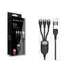 “Conceptronic ETTA05B15” USB 3-in-1 PD 3.0 60W įkrovimo laidas 1,5 m, 20V 3A, 480Mbps