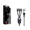 Conceptronic ETTA06B15 USB 3-in-1 PD 3.0 100W greito įkrovimo laidas 1,5 m, 20 V 5 A, 480 Mbps, E-Mark
