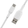 USB laidas Belkin CAB002BT3MWH 3 m USB A USB C baltas