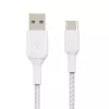 USB laidas Belkin CAB002BT3MWH 3 m USB A USB C baltas