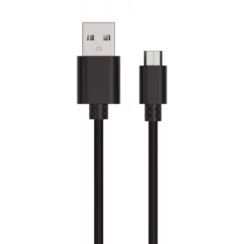 USB kabelis Ansmann 1700-0129 1 m USB A Micro-USB B juodas