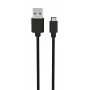 USB kabelis Ansmann 1700-0129 1 m USB A Micro-USB B juodas