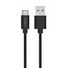 ANSMANN 1700-0130 USB laidas, 1 m, USB A – USB C, juodas