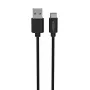 ANSMANN 1700-0130 USB laidas, 1 m, USB A – USB C, juodas