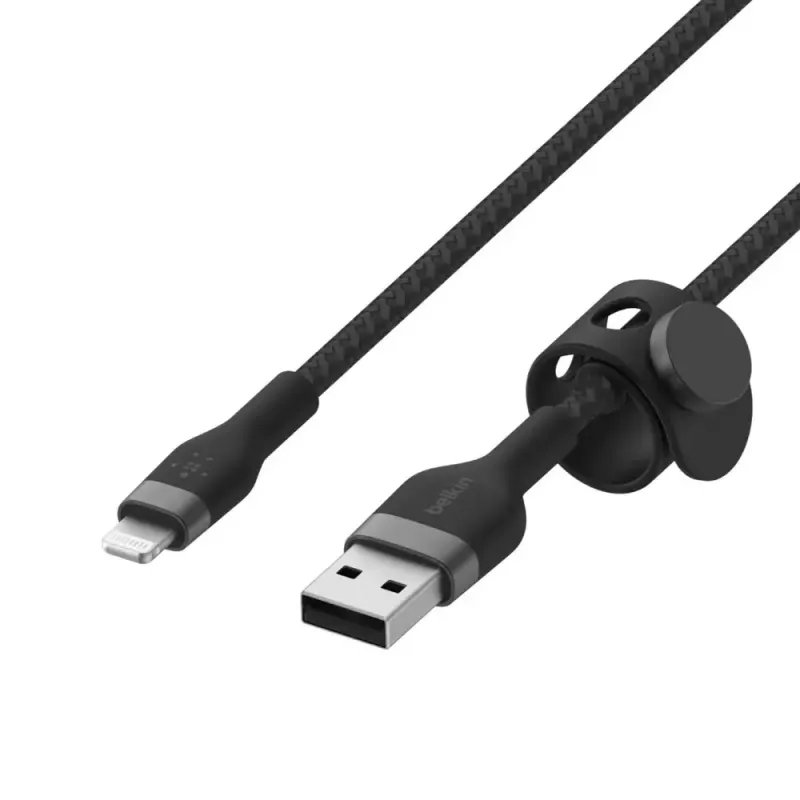 3 m ilgio „Lightning“ laidas „Belkin CAA010BT3MBK“, USB A į USB C/„Lightning“