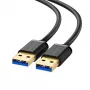 Ugreen 10370 USB laidas USB 3.2 Gen 1 (3.1 Gen 1) 1 m USB A juodas