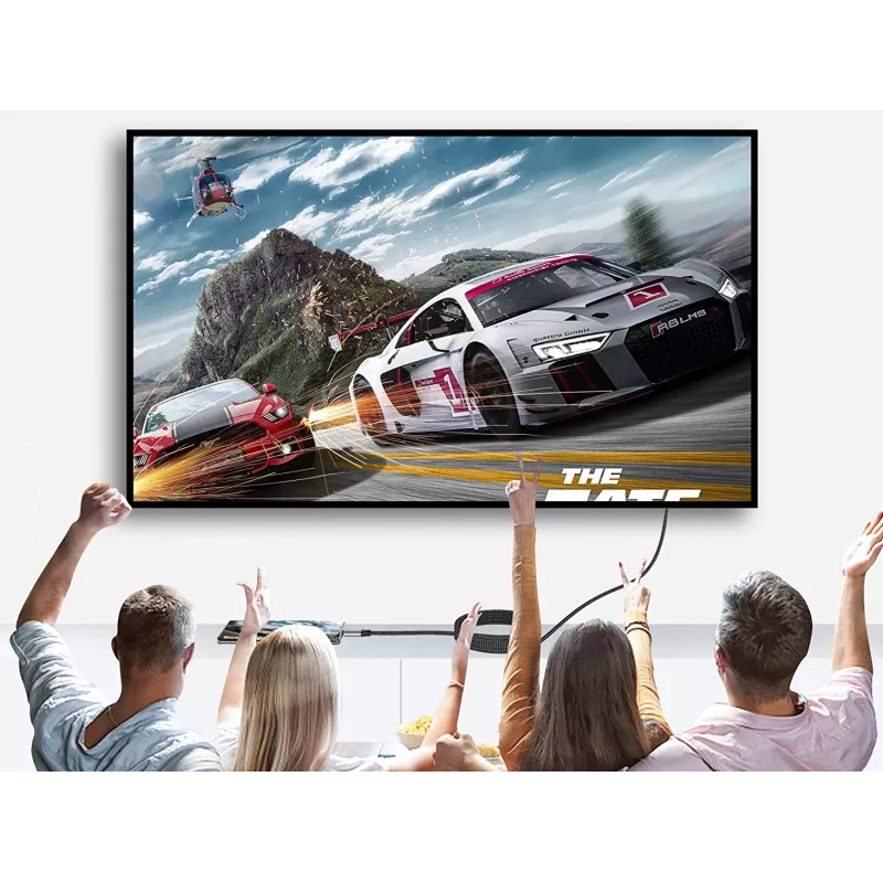 Conceptronic USB-C į HDMI kabelis, kištukas-kištukas, 4K 60Hz, 2 m, USB Type-C, HDMI, kištukas, kištukas, tiesus
